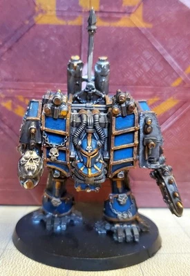Warhammer 40k Caos Space Marine Dreadnought Helbrute Plasma Puño de Cadena Metal Foto 1 de 4