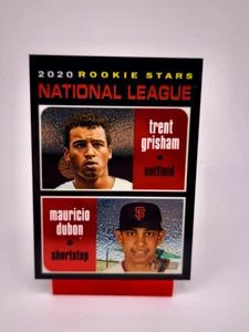 Trent Grisham v Mauricio Dubon RC /999 ROOKIE STARS 20 Topps MLB Brewers Giants - Bild 1 von 2