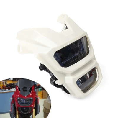 White LED Headlight Front Light Lamp & Cover For Honda Grom MSX125 125 MSX 16-18 - Image 1 of 4