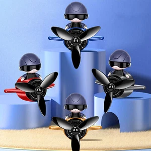 Car Air Freshener Vent Clip Decoration with Rotating Propeller Car Perfume - Imagen 1 de 16
