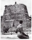 1940 Statue à Paris sac de sable Incase of Air Raids photo d'actualité originale