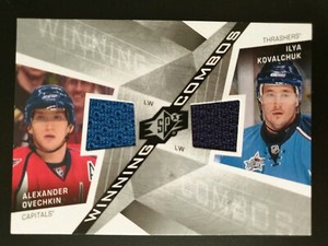 2008-09 SPx Winning Combos #WCOK Alexander Ovechkin/Ilya Kovalchuk