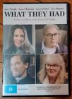 What They Had (Dvd 2019) Movie R2, 4