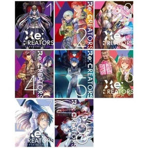 Re:CREATORS 8-volume Blu-ray full production limited edition Japan anime USED - Picture 1 of 1
