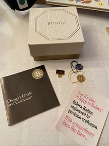 Vintage bulova original watch Box and owner's guide #BB - Picture 1 of 22