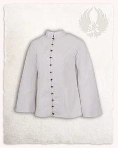 Blusa Mytholon Kassandra lona blanca XL Larp recreación medieval #11443 - Imagen 1 de 4