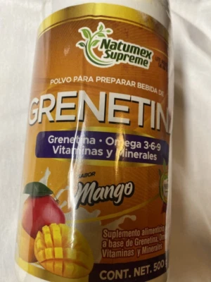 GRENETINA NATURAL HIDROLIZADA MANGO NATURAMEX SUPREME 500g Foto 1 de 2