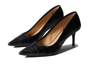 Lauren Ralph Lauren Mujer Lanette Punta Tacones Negros 8.5 Medianos (B,M) $145 - Imagen 1 de 2