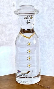 KOSTA AUNT ROSIE CRYSTAL GLASS FIGURINE HAND PAINTED DESIGNED BY GORAN AND ANN - Picture 1 of 6