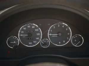 Pour Toyota Starlet GT EP82  Anneaux de compteur de vitesse en aluminium poli x5 - Picture 1 of 4