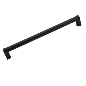 Alno D2804-12-MB Alta Moda 12" Appliance Pull Smooth Bar Matte Black - Picture 1 of 7