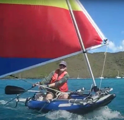 Kayak Sea Eagle 300X Explorer con kit de vela Foto 1 de 2