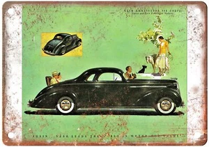 Vintage 1937 Nash Automobile Ad Retro Look Reproduction Metal Sign A3773 - Picture 1 of 2