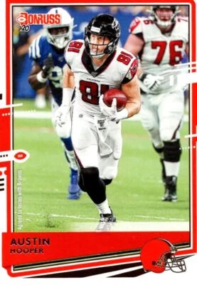 2020 Donruss Press Proofs Red Austin Hooper Cleveland Browns #29 - Image 1 of 2