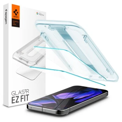 Paquete de 2 protectores de pantalla para Pixel 9 Pro XL / 9 Pro / 9 | Spigen Glas.tR EZ Fit Foto 1 de 4