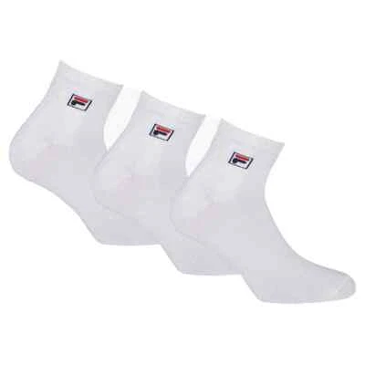 3 Pares de Calcetines Medianos Algodón Elástico para Hombre Mujer FILA F9303 Cortos Foto 1 de 4
