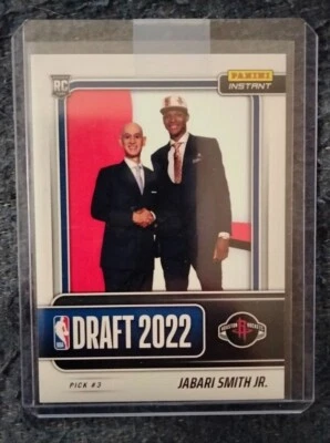 2022-23 PANINI NBA INSTANT DRAFT NIGHT #3 PICK JABARI SMITH JR RC 1 Of 2235 - Image 1 of 2