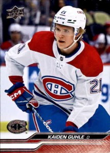 2023-24 Upper Deck Series 1 #97 Kaiden Guhle Montreal Canadiens