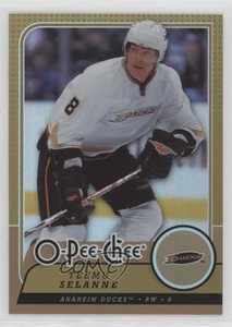 2008-09 O-Pee-Chee Rainbow Foil Teemu Selanne #258 HOF