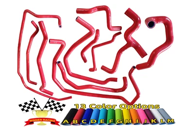 KIT de manguera de calefacción de radiador de silicona rojo Fit Ford Focus ST170 2,0 L 2002-2004 Foto 1 de 4