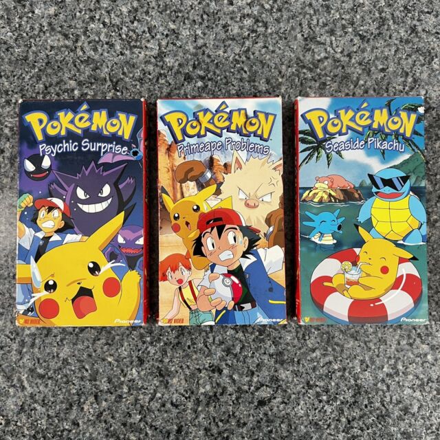 fita VHS Pokémon - Eu Escolho Você, Pikachu! (dublado)