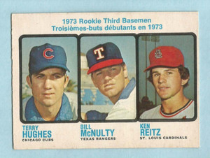 1973 OPC O-Pee Baseball Ken Reitz Bill McNulty Terry Hughes ROOKIE #603 NMT+
