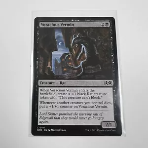 Voracious Vermin Wilds of Eldraine WOE Magic The Gathering MTG NM C 0116 - Picture 1 of 1