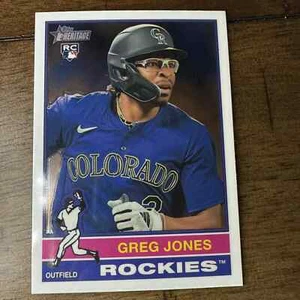 2025 Topps Heritage #392 Greg Jones Chrome RC Colorodo Rockies SP - Picture 1 of 1