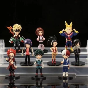 9 Pcs Anime My Hero Academia Izuku Midoriya Action Figure Collection Toys Gift - Picture 1 of 8