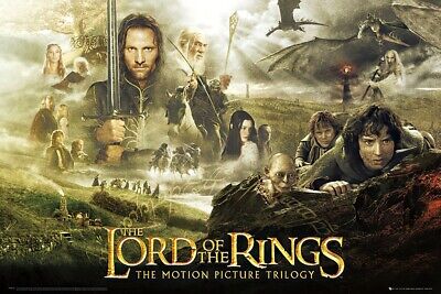 The Lord Of The Rings - Trilogy - Movie Poster / Print (Size: 36  X 24 ) • 11.99$