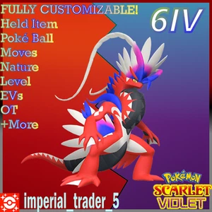 Pokémon Scharlachrot und Violett Koraidon mit Best 6IV + Anpassbar - Bild 1 von 1