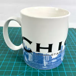 Starbucks Chicago Barista Skyline Series One Coffee Mug 2002 Windy City Cup - Picture 1 of 5
