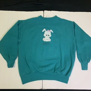 Vintage God Says I’m Some Bunny Special Crewneck Sweatshirt Size Large - Picture 1 of 4