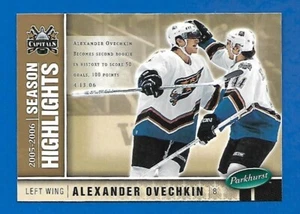 2005-06 PARKHURST #597 ALEXANDER OVECHKIN ROOKIE RC WASHINGTON CAPITALS NHL - Picture 1 of 2