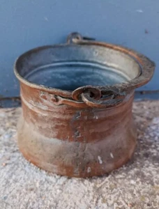 Cauldron.Rare antique oriental forged copper utensils.Number 3 - Picture 1 of 7