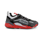 SPARCO SP-FX Grey Red Motor Sports Low Top trainers Sneakers Driving Shoes