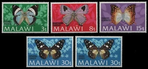 Malawi 1973 - Mi-Nr. 195-198 I & II ** - MNH - Schmetterlinge / Butterflies - Bild 1 von 1