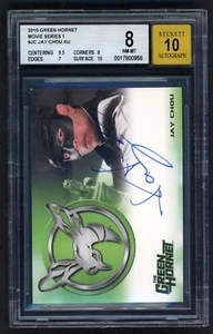 JAY CHOU 2010 Rittenhouse GREEN HORNET the MOVIE Autograph CARD BGS 8.0/ AUTO 10 - Picture 1 of 2