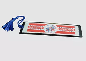 Vintage Bookmark SPIRIT OF 76 BICENTENNIAL Weve-a-Gift Tassel 5 1/4 inches USA - Imagen 1 de 3