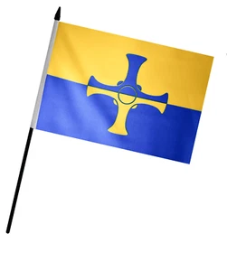 Durham County Handflagge (9" x 6") - Bild 1 von 3