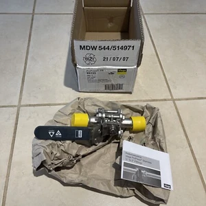 Viega ProPress 85133 3/4" x 3/4" P1xP2 3 piece ball valve-316 Stainless New - Picture 1 of 4
