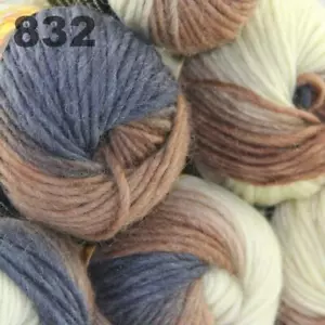 Nueva Oferta 6SkeinsX50gr Arco Iris Grueso Tejido a Mano Lana Hilo Cálido Chal 32 - Imagen 1 de 7