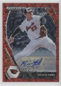 2021 Panini Prizm Draft Picks Red Donut Circle /99 Kevin Abel #PDP195 Auto