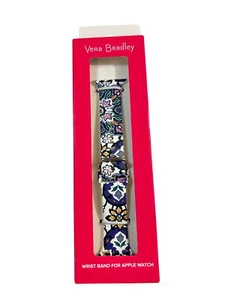 Vera Bradley Floral Apple Watch Band S/M 38-40mm Silicone Wristband New - Photo 1 sur 4