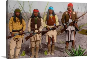 Foto de giclee con impresión envolvente en lienzo estirado de Geronimp y su pandilla - Imagen 1 de 2