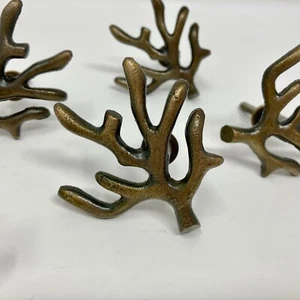 Antique Bronze Coral Tree Branch Knob Drawer Pull - Cabinet Dresser - Picture 1 of 10