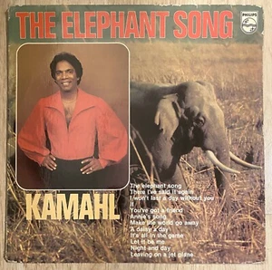 THE ELEPHANT SONG KAMAHL LP Rare Vinyl 1975 Holland Print VG+ - Picture 1 of 3