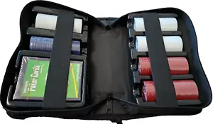 Jackpot Games, Gifts And Entertainment Poker Set - Chips, Cards, with Carry Case - Picture 1 of 6