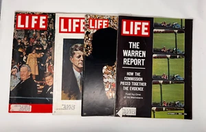 4 LIFE Magazine KENNEDY Lot Inauguration, Warren Report, Thousand Days, Kennedys - Picture 1 of 9