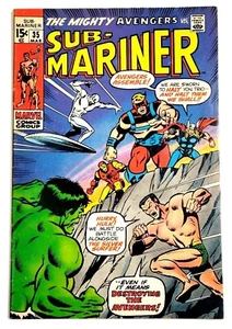 SUB-MARINER #35 - (1971) APARICIÓN PRE DEFENSORES - Imagen 1 de 2
